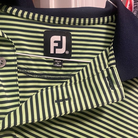 Footjoy striped golf shirt - Picture 2 of 2